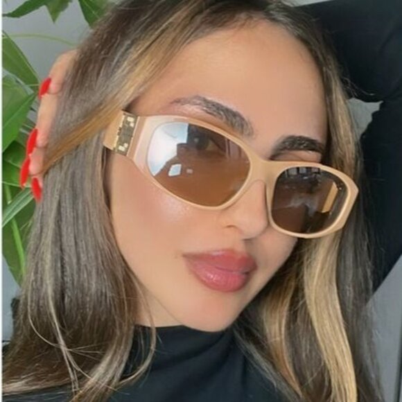 NEW GIVENCHY SUNGLASSES BEIGE BROWN WOMEN EYEWEAR GIVENCHY GV40054I 57G